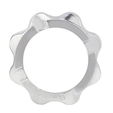 Imagem de GLOGLOW Moedor Elétrico de Moinho de Alimentos, Peça de Reposição de Porca de Moedor de Carne de Liga de Alumínio para Moedores de Carne Elétricos, Durável, 3,1x1,1 pol., Rosca M62.5 para Moedores