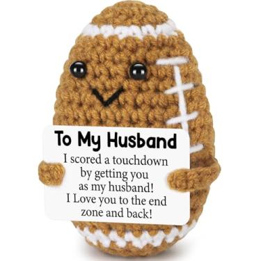 Imagem de Presentes de aniversário para o marido da esposa, presentes de Natal inspirados em crochê para ele, presente legal de aniversário de casamento para marido, decoração romântica exclusiva dos namorados