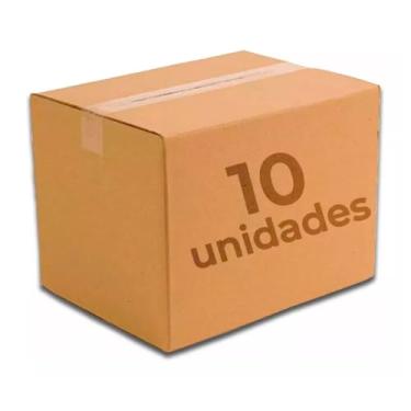 Imagem de 10 Caixas Papelão Mudança Embalagem 60x40x40