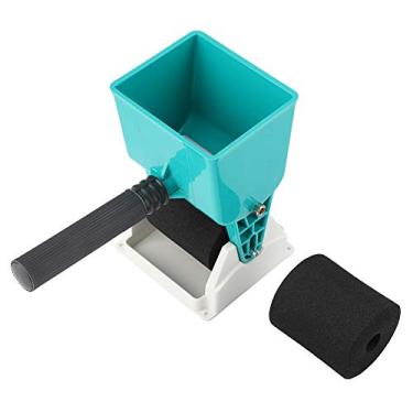 Imagem de GLOGLOW Rolo Aplicador de Cola Portátil Adesivo de Colagem, Colador Manual de 3 Polegadas para Marcenaria, Plástico, Verde e Creme, Com Hardware Doméstico de Controle de Fluxo Ajustável (Plástico + borracha algodão 2)