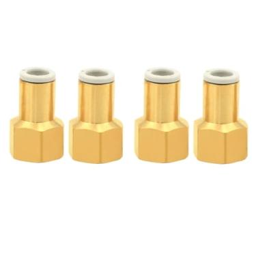 Imagem de Conector de rosca fêmea conector reto KQ2F04/06/08/10/12/16-M3/M5/01/02/03/04A rosca fêmea conector fêmea 10 peças (KQ2F16-03A)