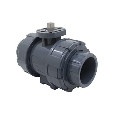 Imagem de VTGVVVTR Válvula motorizada de PVC resistente a altas pressões e temperaturas extremas, 1 peça para atuador elétrico de tubulação, válvula de desligamento pneumática, plástico PVC (DN20)