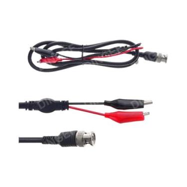 Imagem de Cabo Coaxial RF De 50 Ohms Com Conector Banana Empilhável De 4mm Macho