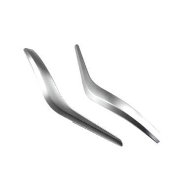 Imagem de Maçaneta do painel da porta interna do carro, tampa da guarnição, tampas das maçanetas internas do carro, lado esquerdo e direito, compatível com BMW X1 E84 2010 2011-2016(Matte Silver-2PCS)