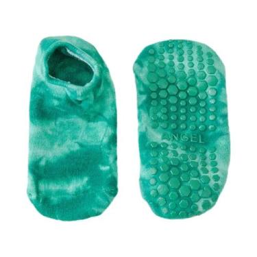 Imagem de Meias De Algodão Antiderrapantes Para Yoga, Pilates, Barre, Trampolim 