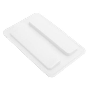 Imagem de Tampa de silicone para torradeira, tampa macia, flexível, reutilizável, à prova de poeira, prevenção de derramamento para eletrodomésticos, cozinha, material, silicone, tamanho (Branca)