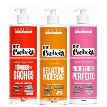Imagem de Glatten Me Cacheia Ativador de Cachos e Gelatina e Modelador