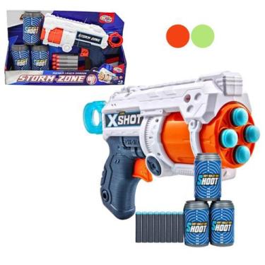 Imagem de Brinquedo Infantil Nerf Sortida Lança Dardos 12 Peças Alvos Interativa