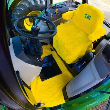 Imagem de Capa Chinil Operador Compatível Trator John Deere Linha 5e, Amarelo