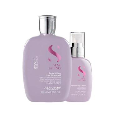 Imagem de Kit Alfaparf SDL Smooth Smoothing - Sh 250ml + Creme 125ml - ALFAPARF 