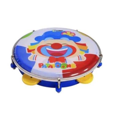 Imagem de Pandeiro abs azul pele patati 08 - SLX INSTRUMENTOS - LUEN