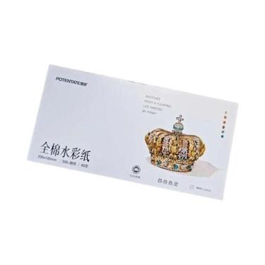 Imagem de Papel Para Aquarela 100% Algodão, 300g, 80 Folhas, Quadrado, Materiais