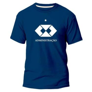 Imagem de Camiseta Algodão Premium Estampa Faculdade Administração Dtf - Pavesi,