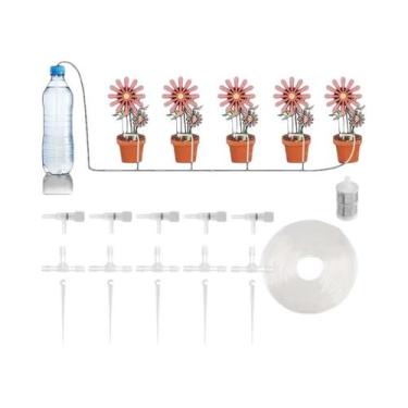 Imagem de Kit De Irrigação Por Gotejamento Para Jardim Com Mangueira De 4/7mm E 