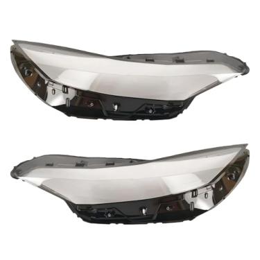 Imagem de Compatível Com Hyundai Elantra 2023 2024 Carro Transparente Habitação Frente Faróis Lente Escudo Capa De Vidro Abajur Tem Boa Transparência E Transmissão De Luz(Left and Right-A)