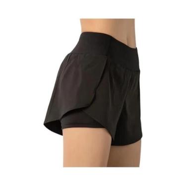 Imagem de Shorts Esportivos Femininos De Verão Com Camada Dupla Para Corrida, Yo