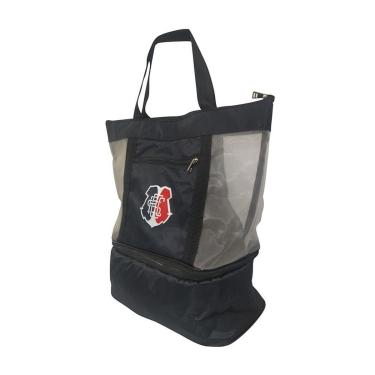 Imagem de Bolsa Sacola com Bolso Térmico para viagem academia praia natação do Santa Cruz Oficial-Masculino