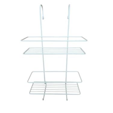 Imagem de Martinazzo Suporte Aramado Saboneteira Porta Shampoo Duplo Para Box Branco