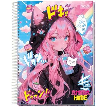 Imagem de CADERNO UNIVERSITÁRIO C/D ESPIRAL ANIMAHIME 1 MATÉRIA 80 FLS GOFRADO