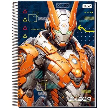 Imagem de CADERNO UNIVERSITÁRIO C/D ESPIRAL 20 MATÉRIAS 320 FLS CYBER