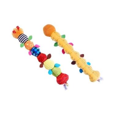 Imagem de Chocalho Musical De Pelúcia Macia Para Bebês, Brinquedo Sensorial Para