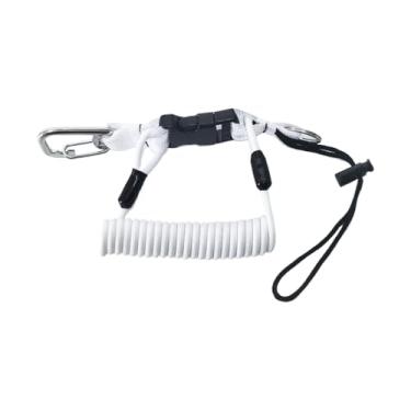 Imagem de Cordão De Segurança Para Câmera Em Atividades De Mergulho | com Fivela Metálica de Liberação Rápida e Corda Subaquática - Cordão para Mergulho com Gancho de | Escalada, Fixação e Atividades Esportivas