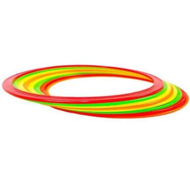 Imagem de Kit 12 Argolas de Agilidade Treinamento Funcional Odin Fit