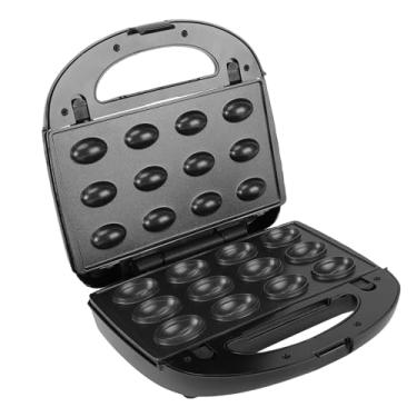 Imagem de ZJchao Sanduicheira Elétrica 8 Em 1 para café manhã, Máquina de Waffle Elétrica Com Placas Removíveis para Sanduíche, Waffle, Donut, Biscoito, Cachorro Quente, Madeleine (Plugue UE 220V)