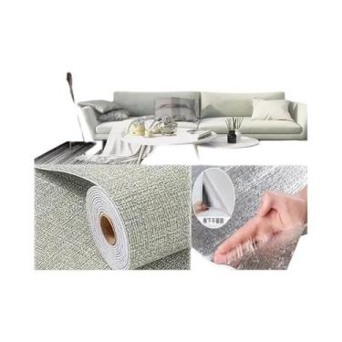 Imagem de Adesivos De Parede 3D Em Linho Impermeáveis, Papel De Parede PVC Autoa