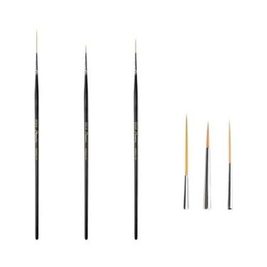 Imagem de Pincéis De Pintura Artística De Ponta Fina Extra Longa Para Modelos Em