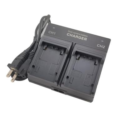 Imagem de Carregador de bateria de rede dupla para Sony NP-FV100 NP-FH100 NP-FV70 NP-FH70 NP-FV50 NP-FV30 NP-FH30 NP-FH50 DCR-DVD DCR-DVD, DCR-HC, DCR-SR, DCR-SX, HDR-CX, HDR-HC, HDR-PJ, HDR-PJ, HDR-PJ, HDR-PJ