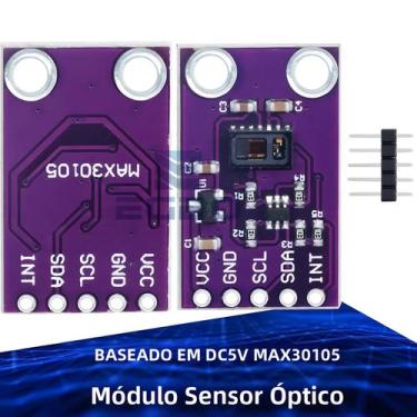 Imagem de Módulo De Sensor Óptico 5V DC MCU-30105 MAX30105 Para Detecção De Part