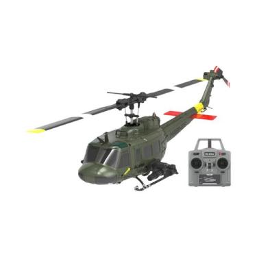 Imagem de Helicóptero RC UH1 Huey De 6 Canais Com Acabamento Envelhecido, Fluxo 