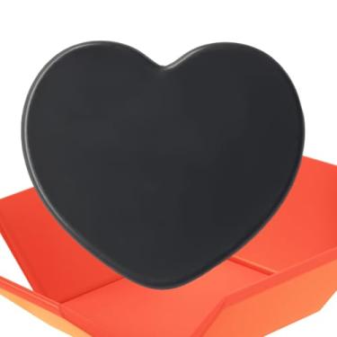 Imagem de Espelho de viagem - Ferramenta compacta em forma de coração, espelho de maquiagem portátil | para meninas mulheres adolescentes banheiro quarto cômoda chuveiro dança corte de cabelo barbeiro