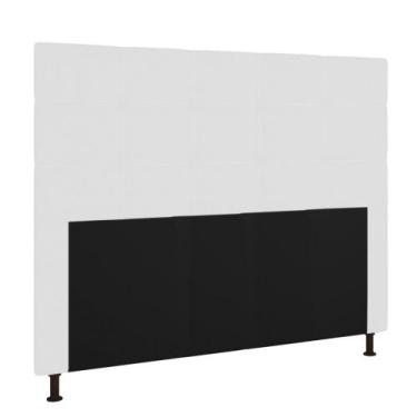 Imagem de Cabeceira Stambul Para Cama Box Casal 140 cm material sintético Branco