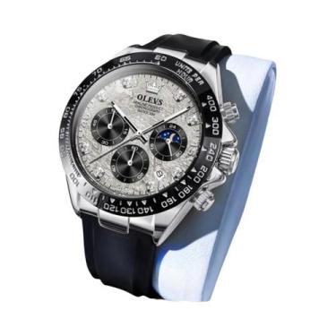 Imagem de Relógio Feminino Multifuncional Com Fases Da Lua OLEVS 2875, Pulseira 