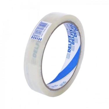 Imagem de Fita Adesiva 18mmx50m Delfix Cristal Pacote com 07 Unidades