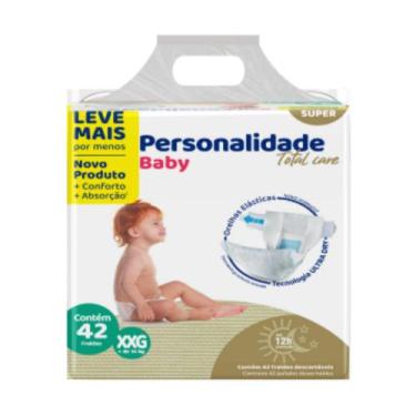 Imagem de Fraldas Descartáveis Personalidade Baby Total Care Bag - Tamanho XXG -
