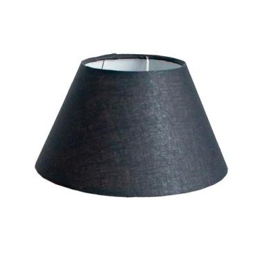 Imagem de Cúpula para Abajur luminaria 27x17x43cm Tecido Algodão Soquete Naciona