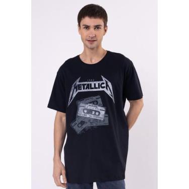 Imagem de Camiseta Metallica No Life Til Leather 1982 - Piticas, M, Preto