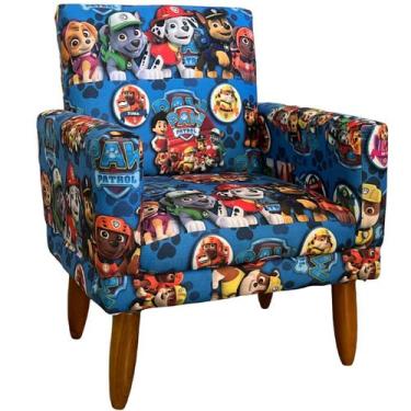 Imagem de Poltrona Infantil Decorativa Confortável Para Quarto Sala de Brincar M