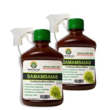 Imagem de Fertilizante Adubo Foliar Samambaias - Pronto Uso 250ml + spray / 2 un