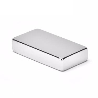 Imagem de Imã de Neodimio Bloco Super Forte - 40x20x10mm - N35