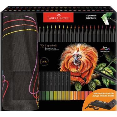 Imagem de Lápis De Cor 100 Cores Supersoft Cores Vivas Faber Castell