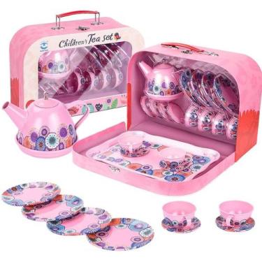 Imagem de Jogo Conjunto De Metal Chá Da Tarde De Brinquedo - BarrettoMegaStore