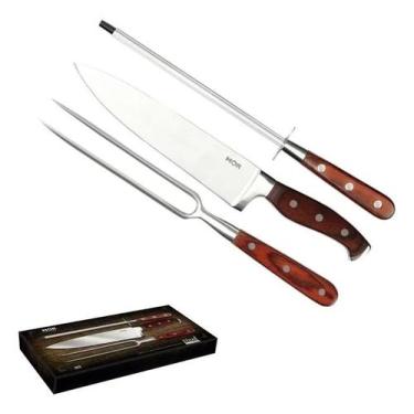 Imagem de Kit de Churrasco Steel 3 peças MOR