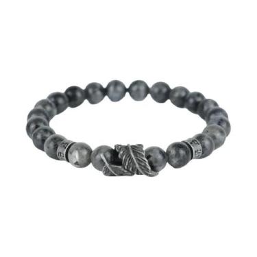 Imagem de Pulseira Vintage Masculina Com Plumas, Mantra Sânscrito, Yoga, Meditaç