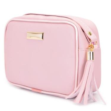 Imagem de Bolsa Quadrada Com Alça de Regulagem - Trend Bags, Rosa