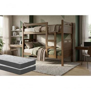 Imagem de Beliche Jaspe Legno Com 02 Colchões D20 12cm