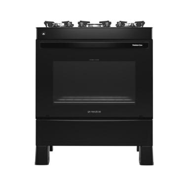Imagem de Fogão 5 Bocas A Gás Premium Glass Realce CR230 Preto Bivolt